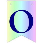 Leuke, regenboog kleurrijke strepen Afstuderen Fot Vlaggetjes (Derde vlag)