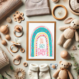 Leuke Regenboog Oh Baby Baby Leuke Unisex Kaart