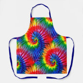 Leuke Regenboog Tie Dye Psychedelic Retro Hippie Schort (Voorkant)