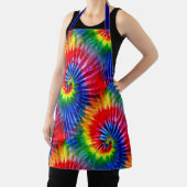 Leuke Regenboog Tie Dye Psychedelic Retro Hippie Schort (Insitu)