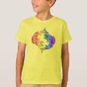 Leuke Regenboog Vis Zodiac Sterren Teken Vissen T-shirt (Voorkant)
