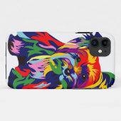 Leuke Regenboog Yorkie Case-Mate iPhone Case (Achterkant (horizontaal))