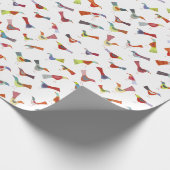 Leuke regenboogvogel cadeaupapier (Hoek)