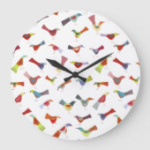 Leuke regenboogvogel grote klok (Voorkant)