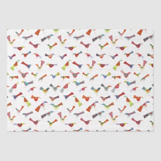 Leuke regenboogvogel tissuepapier (Voorkant)