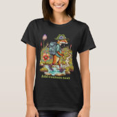 Leuke Reiziger Fox Wildflower, Fox Lovers T-shirt (Voorkant)
