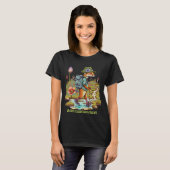 Leuke Reiziger Fox Wildflower, Fox Lovers T-shirt (Voorkant volledig)