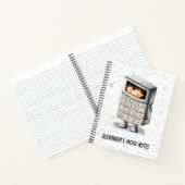Leuke Rekenmachine Kid Wiskunde Notitieboek (Binnen)