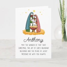 Leuke Religieuze Met Naam Prettig Kerstfeest Feestdagen Kaart