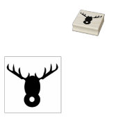 Leuke rendieren kunststempel rubberstempel (Gestempeld)