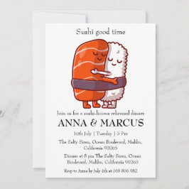 Leuke repetitie dineruitnodigingen kaart