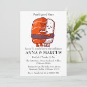 Leuke repetitie dineruitnodigingen kaart (Staand voorkant)