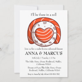 Leuke repetitie dineruitnodigingen kaart