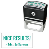 "LEUKE RESULTATEN!" Lof Stempel (In situ)