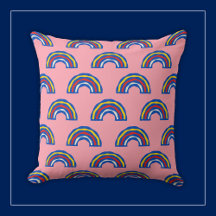 Leuke Retro 80er Primaire Kleur Regenbogen op Mooi