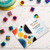 Leuke Retro 80's Happy Birthday Abstract Personali Kaart