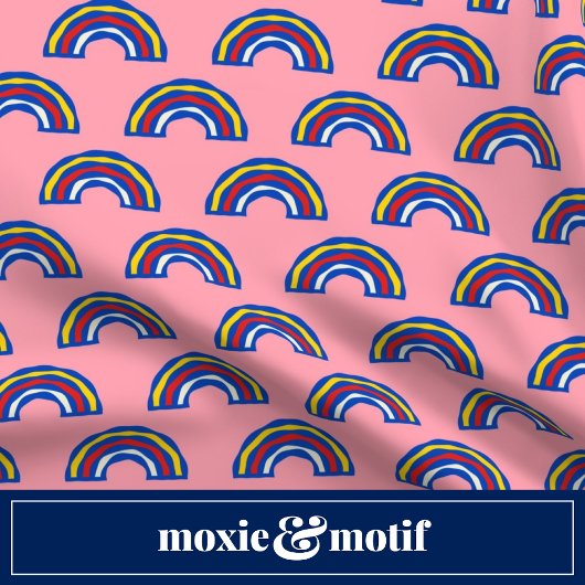 Leuke Retro 80s Primaire Kleur Regenbogen op Schat Kussen