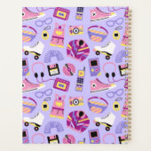 Leuke retro 90s nostalgie – Y2K revival tekeningen Planner (Achterkant)