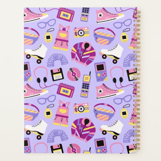 Leuke retro 90s nostalgie – Y2K revival tekeningen Planner (Achterkant)