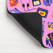 Leuke retro 90s nostalgie – Y2K techniek en kledin Muismat (Hoek)