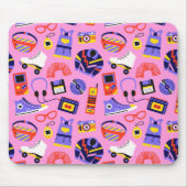 Leuke retro 90s nostalgie – Y2K techniek en kledin Muismat (Voorkant)