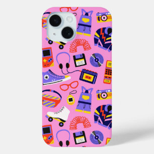 Leuke retro 90s nostalgie – Y2K technologie en kle iPhone 15 Case