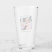 Leuke Retro Aangepaste Verjaardag Vintage Foto Glas (Voorkant)