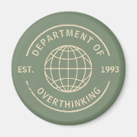 Leuke Retro Afdeling Overdenken Kantoor Humor