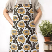 Leuke retro bloemenvrouwen schort