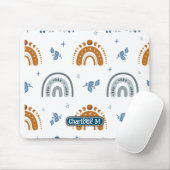 Leuke Retro Boho Celestial Pattern Work School Muismat (Met muis)