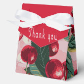 Leuke Retro 'Cherry Pop' Roze Bedankdoosjes (Voorkant)