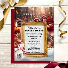 Leuke Retro Chic Kerstfeest Kaart