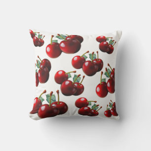 Leuke Retro chique rode kersen Kussen