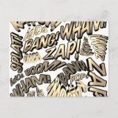 Leuke Retro Comic Book Pop Art Klinkt  Briefkaart (Voorkant)