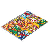 Leuke Retro Comic Book Pop Art Notitieboek (Linkerzijde)