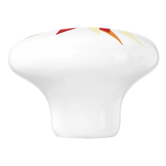 LEUKE Retro Comic Book Pop Art vol liefde Keramische Knop (Zijkant)