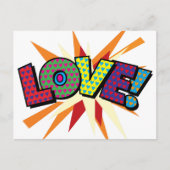 LEUKE Retro Comicbook Pop Art Briefkaart (Voorkant)