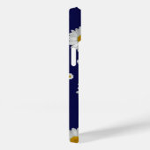 Leuke Retro Daisy Bloem met Naam Marine Blauw Case-Mate iPhone Case (Achterkant / Rechts)