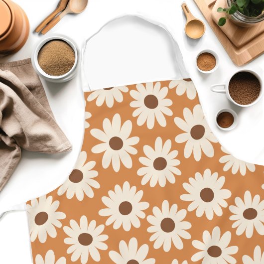 Leuke Retro Daisy Bloemen Vrouwen Schort