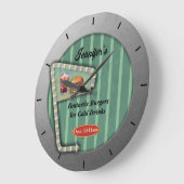 Leuke Retro Diner Grote Klok (Hoek)