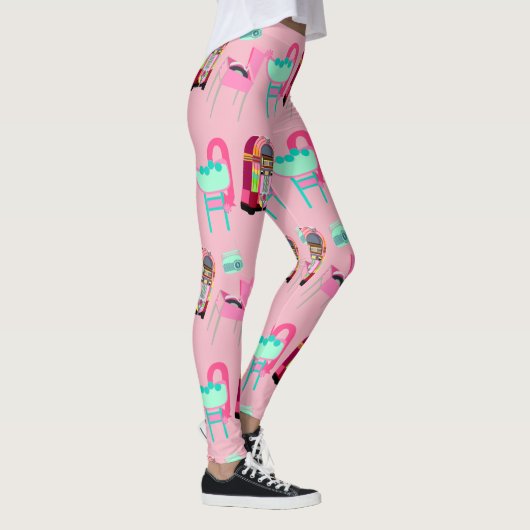 Leuke retro Fifties Fiesta Leggings (Rechts)