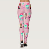 Leuke retro Fifties Fiesta Leggings (Achterkant)