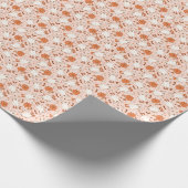 Leuke Retro Ghost & Jack-O-Lantern Patroon Cadeaupapier (Hoek)