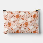 Leuke Retro Ghost & Jack-O-Lantern Patroon Etui (Achterkant)