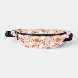 Leuke Retro Ghost & Jack-O-Lantern Patroon Heuptasje