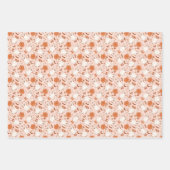 Leuke Retro Ghost & Jack-O-Lantern Patroon Inpakpapier Vel (Voorkant 2)