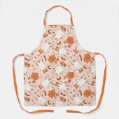 Leuke Retro Ghost & Jack-O-Lantern Patroon Schort (Voorkant)