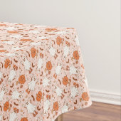 Leuke Retro Ghost & Jack-O-Lantern Patroon Tafelkleed (Voorbeeld)
