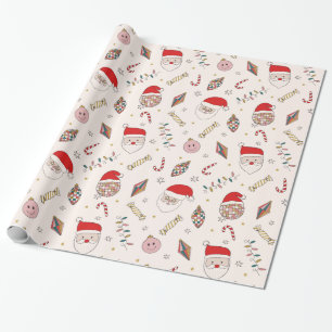 Leuke Retro Groovy Cadeaupapier