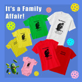 Leuke retro het Dinker Pickleball Paddle T-shirt